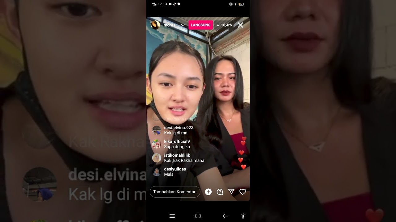 Live basmalah dan gizelle hari ini