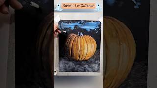 My recent pumpkin drawing. Done with pastels and colored pencils!#artchannel #art #spookyseason