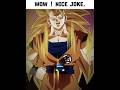 Hajun : I Will Kill You But Goku : Wow Nice Joke #anime #edit #goku #hajun #shorts