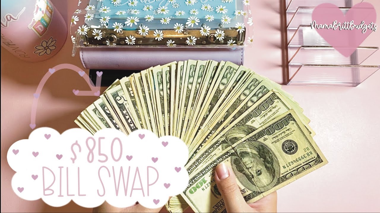 Finally Doing a Bill Swap | $850 Bill Exchange | Cash Envelope System | Low Income |MamaBrittBudgets