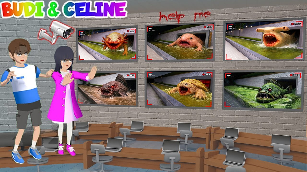 Yuta Mio Panik Buat Banyak CCTV Pantau MONSTER IKAN TERJELEK, IKAN PALING MEMATIKAN DiKota Sakura😱