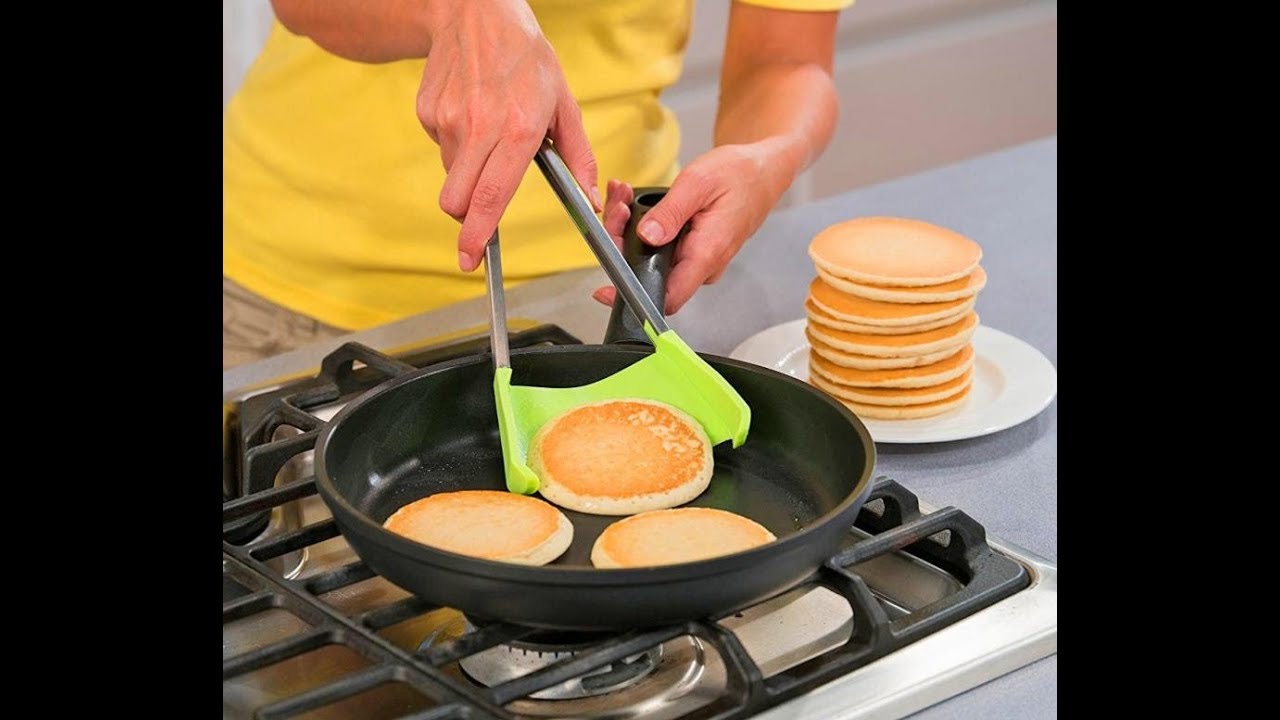 Clever Tongs : Smart Tongs 2 in 1 Kitchen Spatula