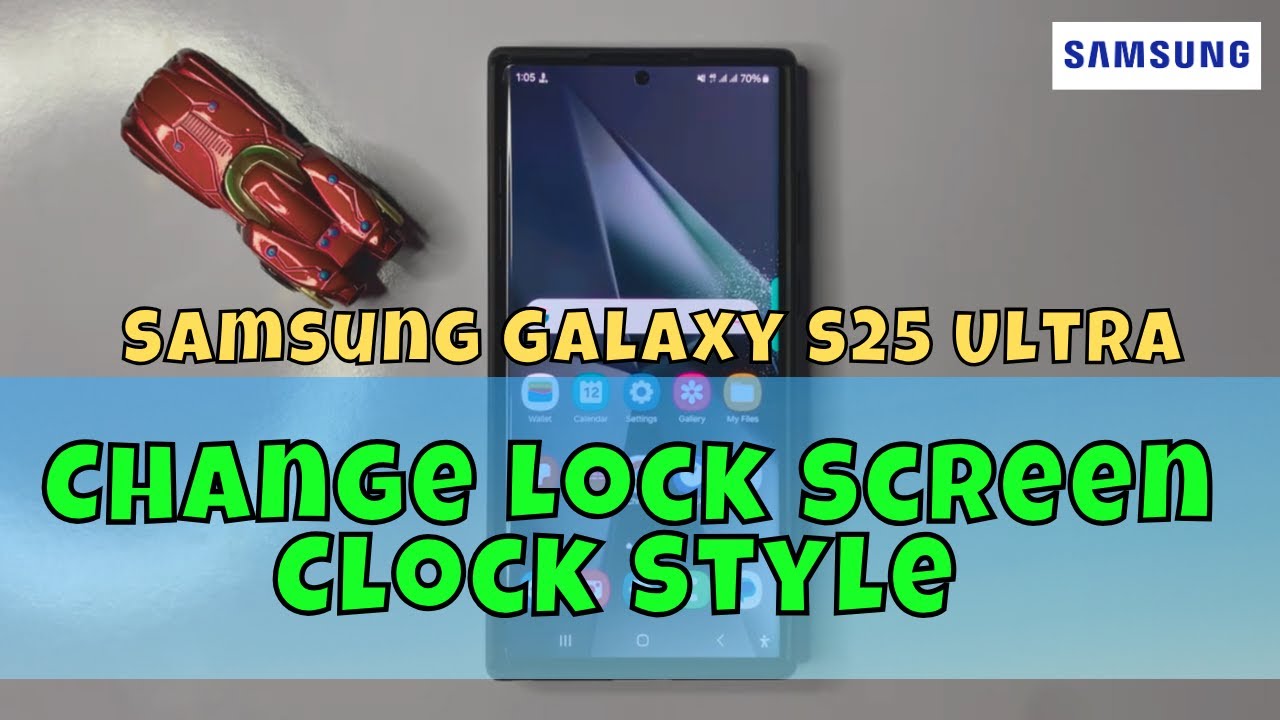 Samsung Galaxy S25 Ultra How To Change Lock Screen Clock Style #latest ...