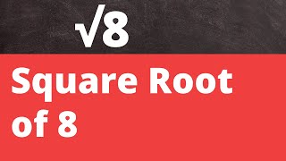 √8 | Square Root of 8 in Hindi | Maths By KclAcademy | वर्गमूल निकालना