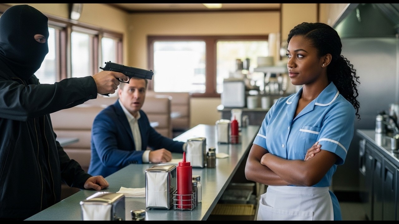 Чернокожая официантка не запаниковала во время ограбления — Миллиардер-начальник узнал её голос
