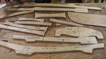 Sculpted armless bar stool pt 1/8: starting and  templates