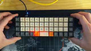 My 3D Printed Planck Ortholinear Keyboard