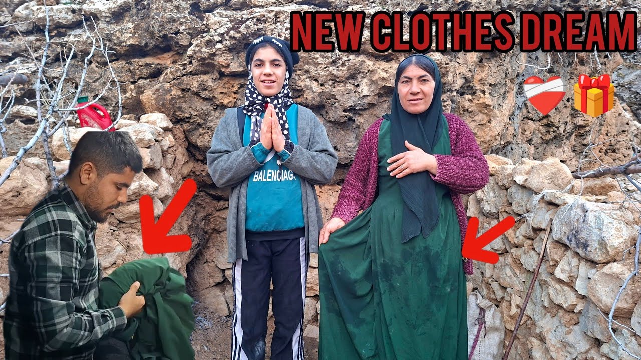 После многих лет нищеты бездомная мать и дочь наконец-то получили одежду.