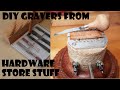 Making hand gravers from hardware store stuff