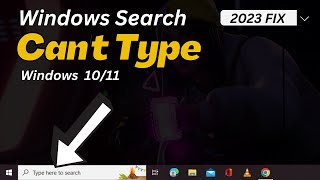 Celebrity Can't Type in Windows Search of Windows 10/11 (2023 NEW) 5 FIXES Profile
