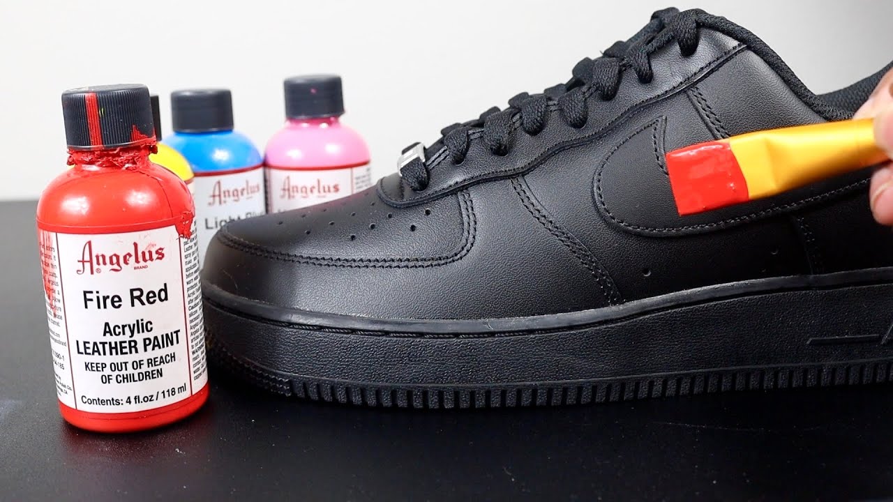 referir cerca Sastre How To Customize Black Air Force 1's! 🎨👟 (EASY) - YouTube