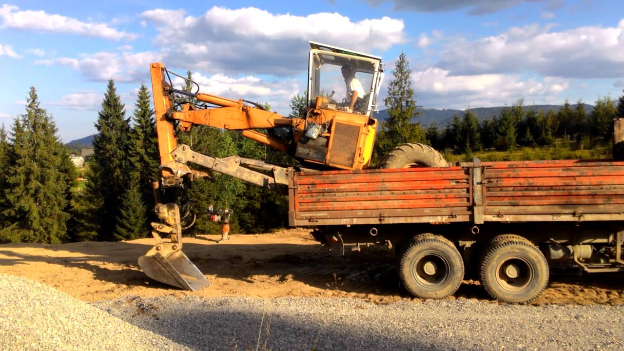 Menzi Muck в Карпатах