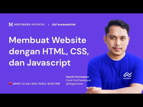 🔴 Membuat Website Dengan HTML, CSS, Dan JavaScript