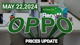 OPPO PRICES UPDATE A18,A38,A58,A78,A77s,A985G,Reno105G,10Pro5G,10Pro+5G,11F5G,115G,FindN3Flip