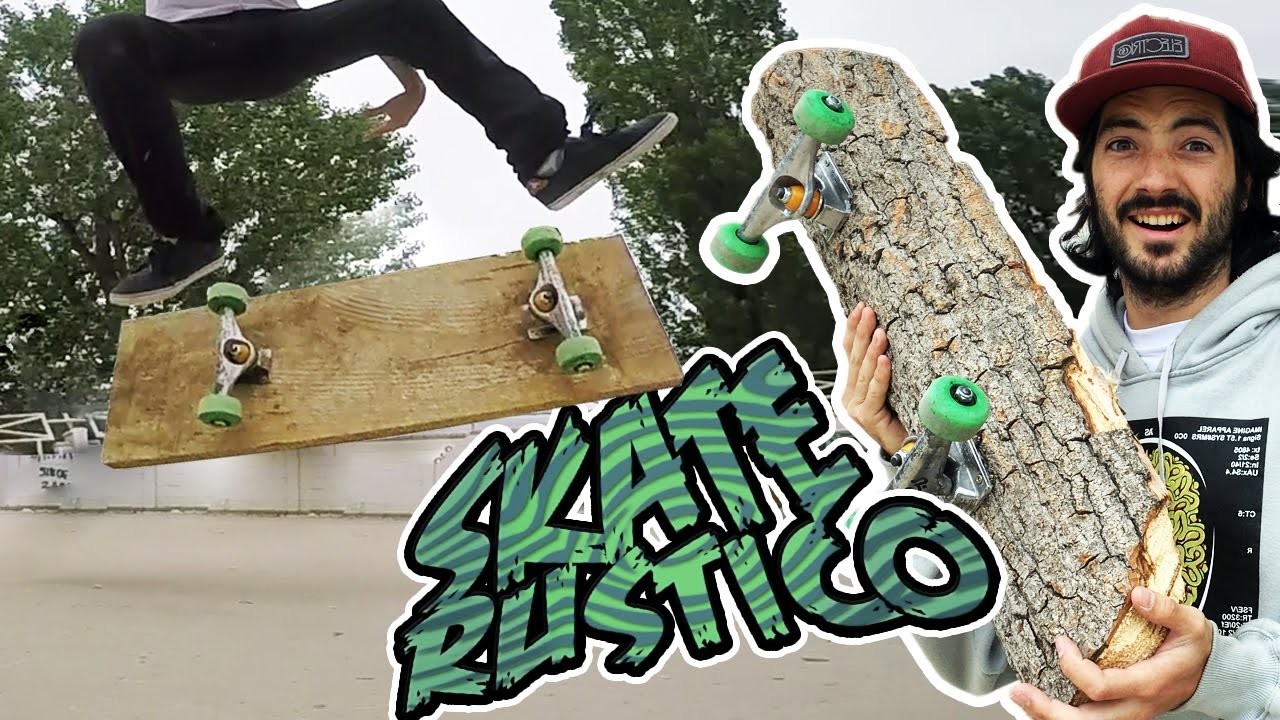 SKATE rustico / DIY skate de madera YouTube