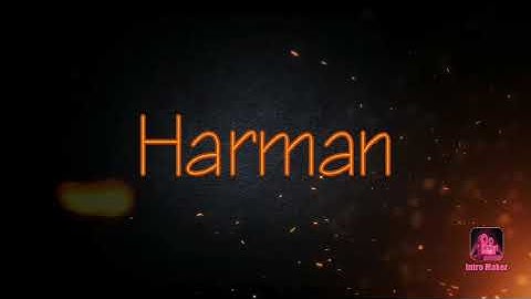 Intro per Harman .