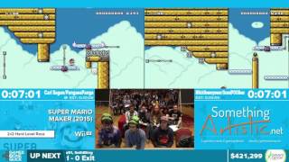 Super Mario Maker Hard Race by Various Runners in 24:37 - Awesome Games Done Quick 2016 - Part 85