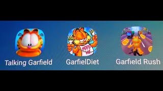 Talking Garfield Vs Garfield big Fat Diet Vs Garfield Rush screenshot 5