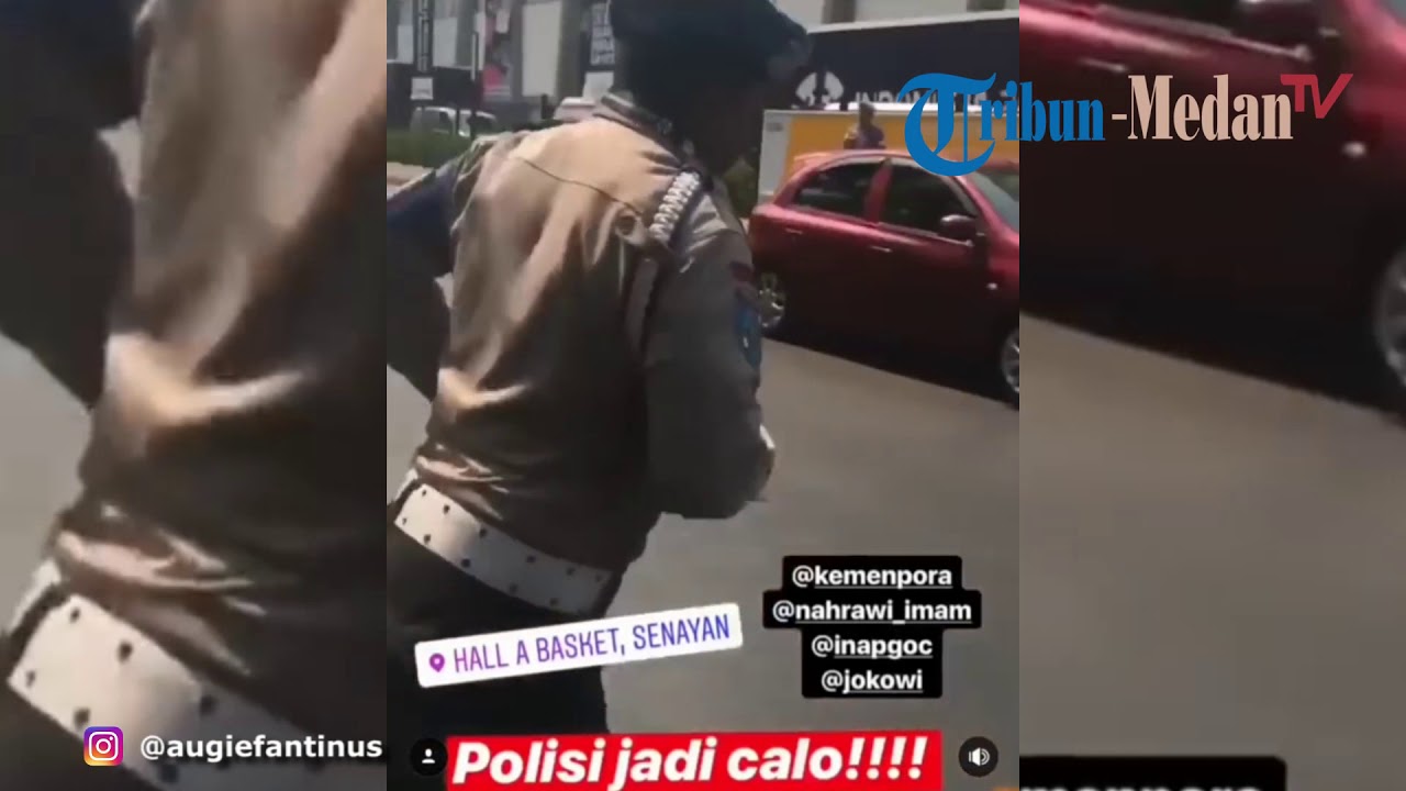 VIRAL, Augie Fantinus Rekam Aksi Oknum Polisi yang Diduga Jadi Calo Tiket Asian Para Games