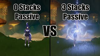 Clorinde No Stack vs Full Stack Passive -Genshin impact screenshot 2