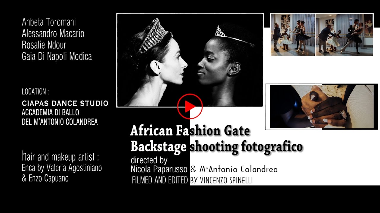 African Fashion Gate | Backstage shooting fotografico per Il Cigno Nero