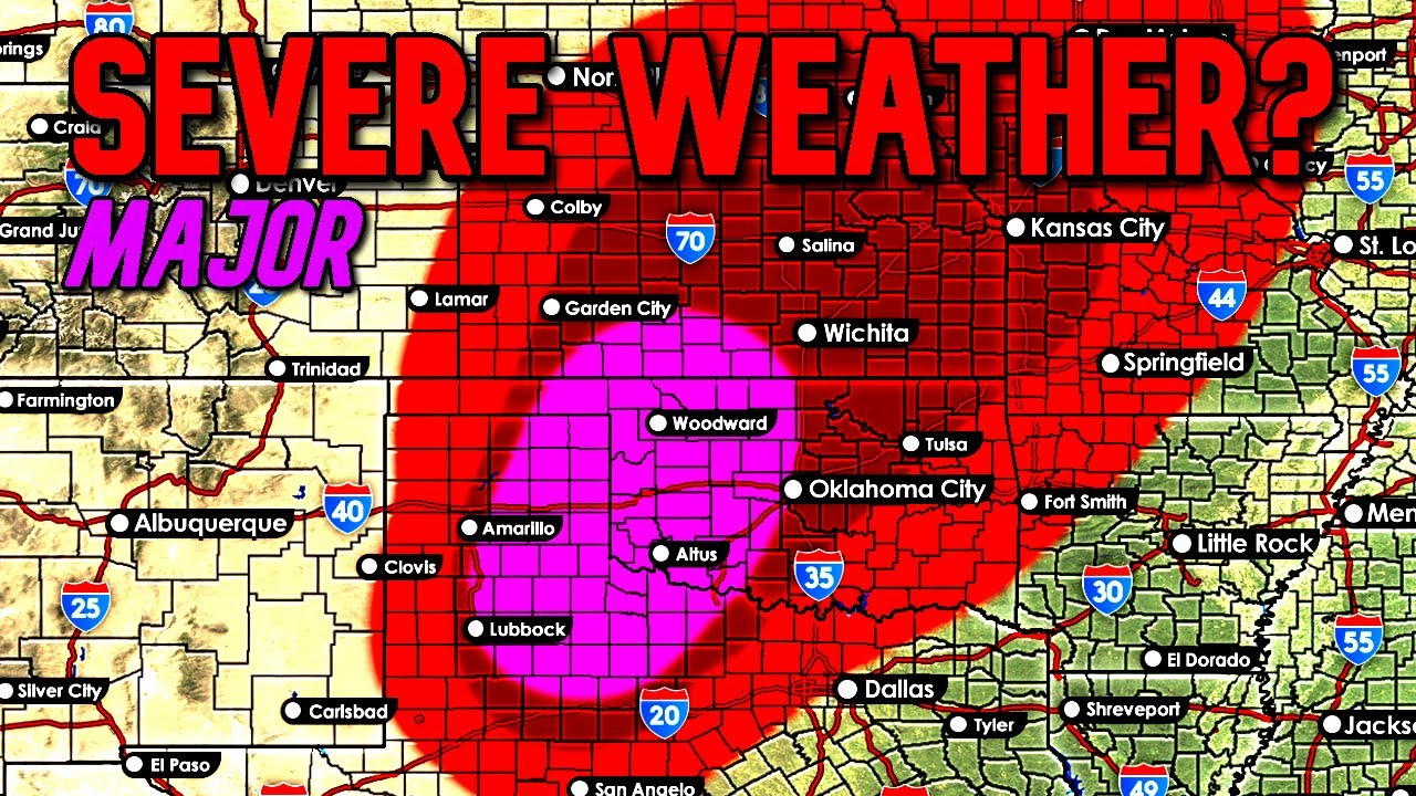 Possible Major Severe Weather Outbreak Mid Week - YouTube