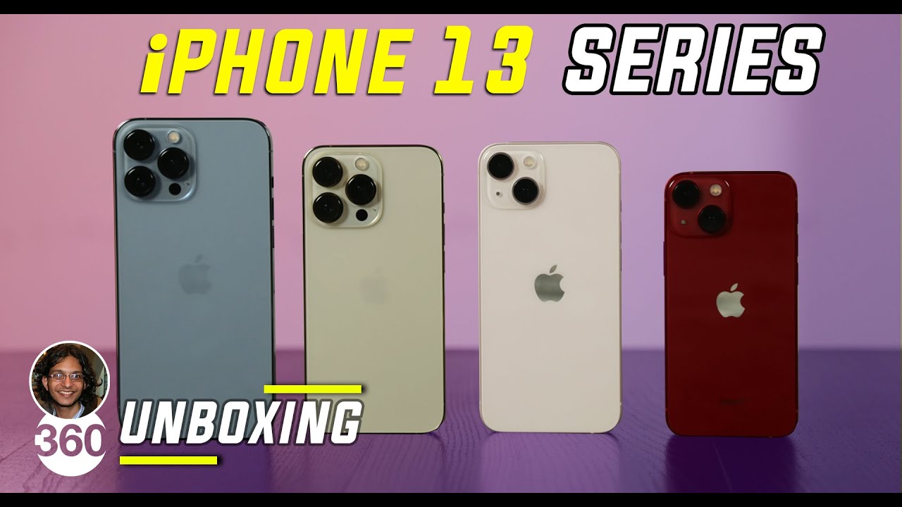 Apple iPhone 13 & iPhone 13 Mini Unboxing & First Look 