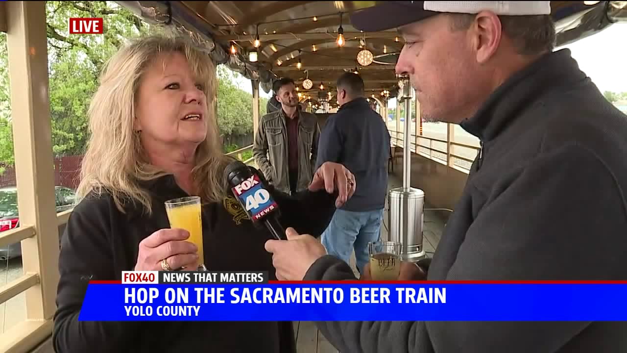 Sacramento Beer Train on Fox 40 YouTube