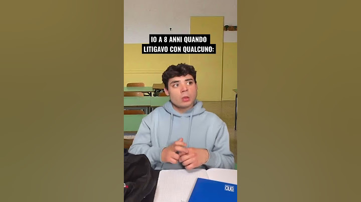 Io a 8 ANNI quando LITIGAVO con qualcuno - Gabriele Vagnato