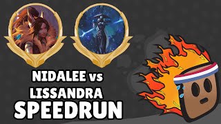 Nidalee Speedrun  | Nidalee vs Lissandra | Path of Champions