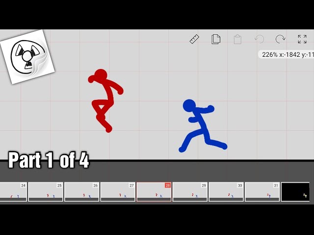 Blend Swap  Realistic stickman fight animation