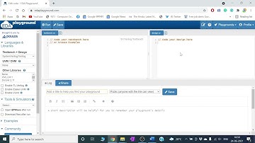 EDA playground - VHDL Code and Testbench for OR Gate