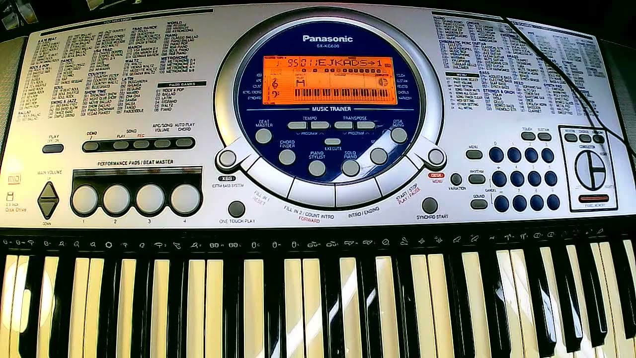 Panasonic SX-KC600 (narodna muzika - MIDI fajlovi) - YouTube