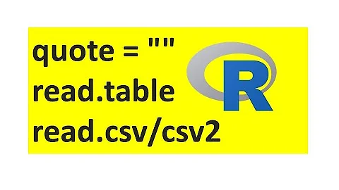 How to set quote argument in read.table and read.csv or read.csv2 functions in R or Rstudio