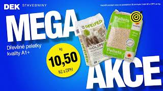Stavebniny DEK přináší MEGA AKCI – Dřevěné peletky kvality A1+