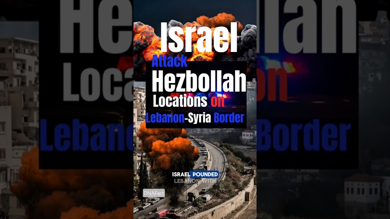Prichina, po kotoroy Izrail' atakoval pozitsii Khezbolly na granitse Livana i Sirii!!! 