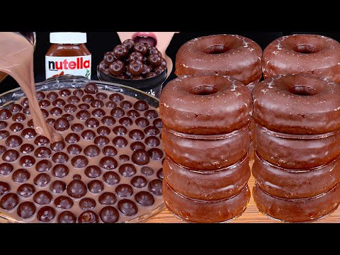 ASMR MALTESERS KITKAT CHOCOLATE MAGNUM ICE CREAM  NUTELLA DESSERT MUKBANG 몰티져스 먹방 咀嚼音 EATING SOUNDS