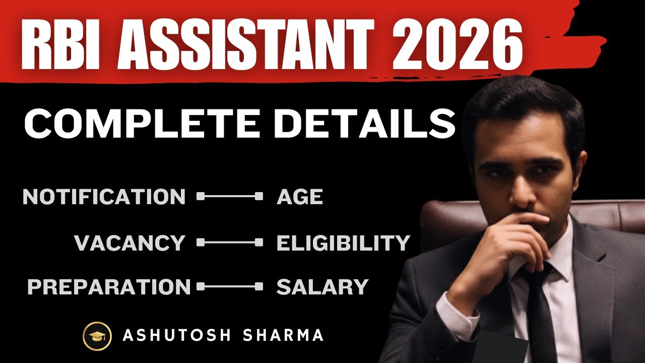 RBI Assistant 2025-26 | Complete Details | Notification | Vacancy | Preparation | Eligibility 