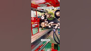 RIBBON CODING MACHINE #shorts