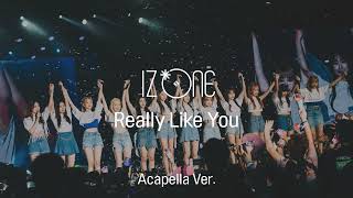 [Clean Acapella] Iz*One - Really Like You