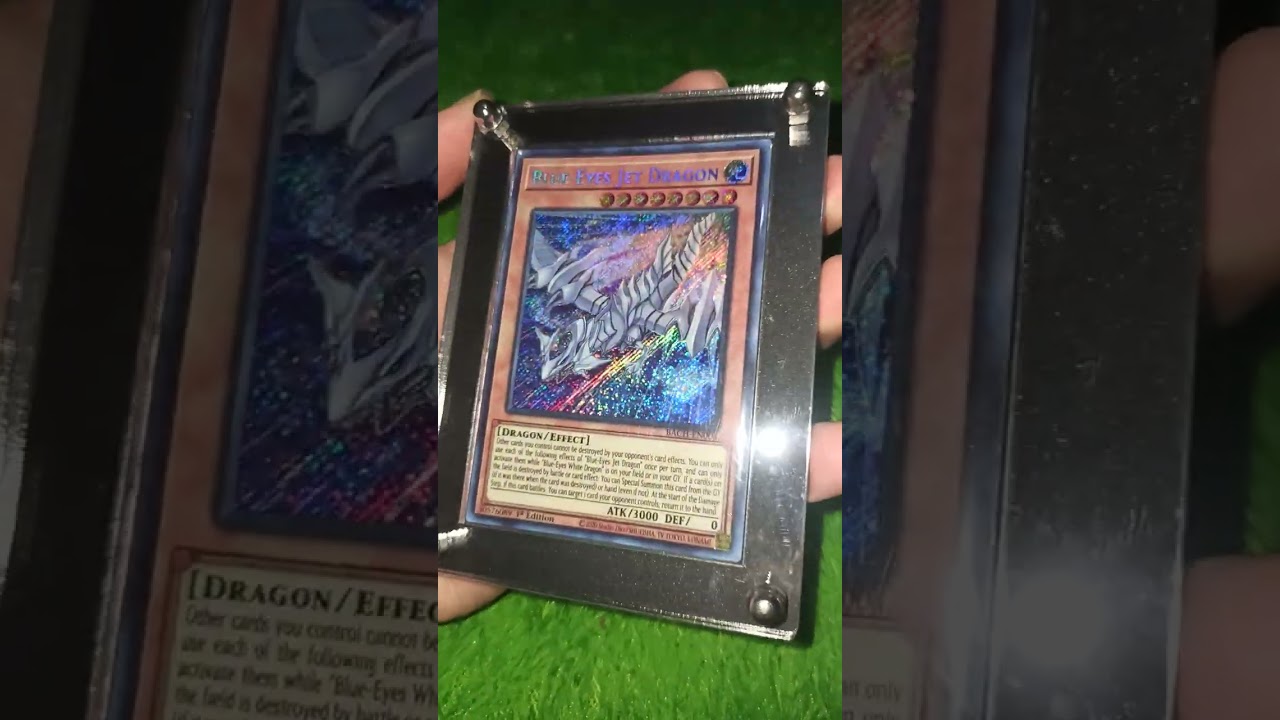 yu-gi-oh blue Eyes jet Dragon (secret rare) beautifull 😍