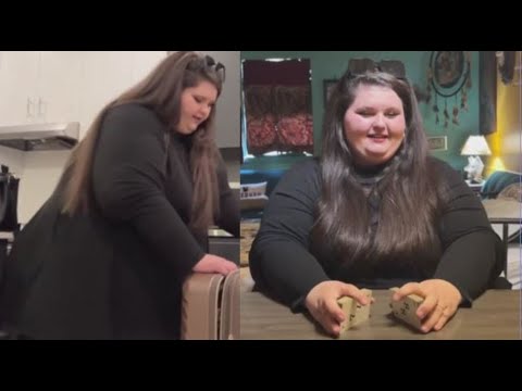 A 600-pound food addict flaunting what all she eats in one day