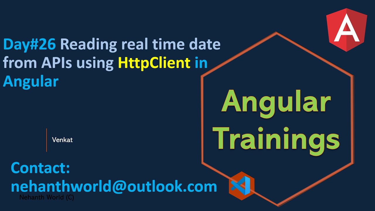 Day 26 Reading real time data using HttpClient service in angular ...