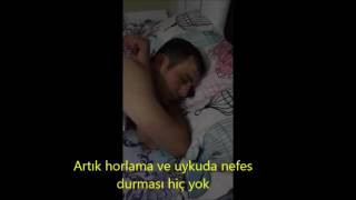 Uyku Apnesi Olan Hastamızın Uykusundaki Videosu