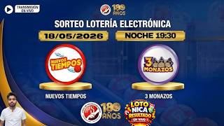 SORTEO TICA EN VIVO 7:30 PM Resultados Hoy Lunes 18 De Mai Del 2026 | JPS #tica