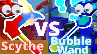 Bubble Wand VS Scythe | Roblox Bee Swarm Simulator screenshot 4