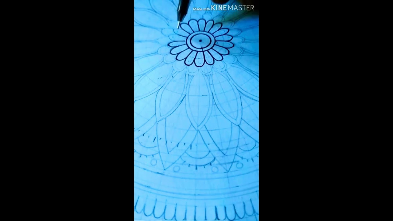 MANDALA HITAM PUTIH - YouTube