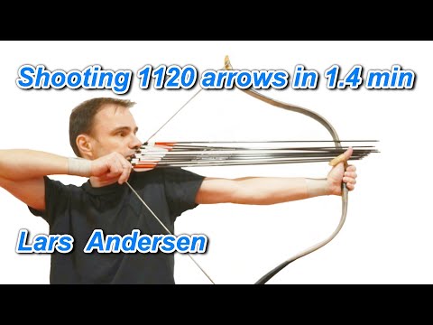 Shooting 1120 arrows in 1.4 min