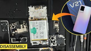 Vivo V21 Teardown / Disassembly || Know what's inside || How To Open Vivo V21