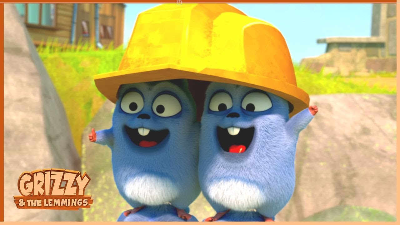Construction field | Grizzy & the lemmings | 30' Compilation | 🐻🐹 Cartoon for Kids